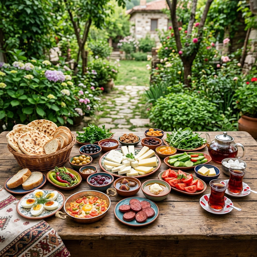 Geleneksel Serpme Köy Kahvaltısı